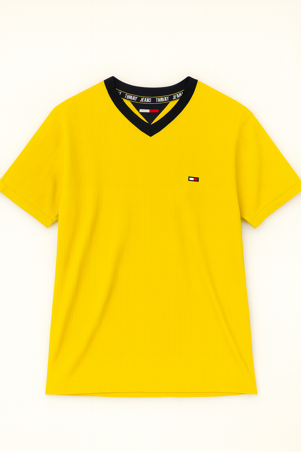 Camiseta Tommy Hilfiger Amarilla Original Hombre Talla L