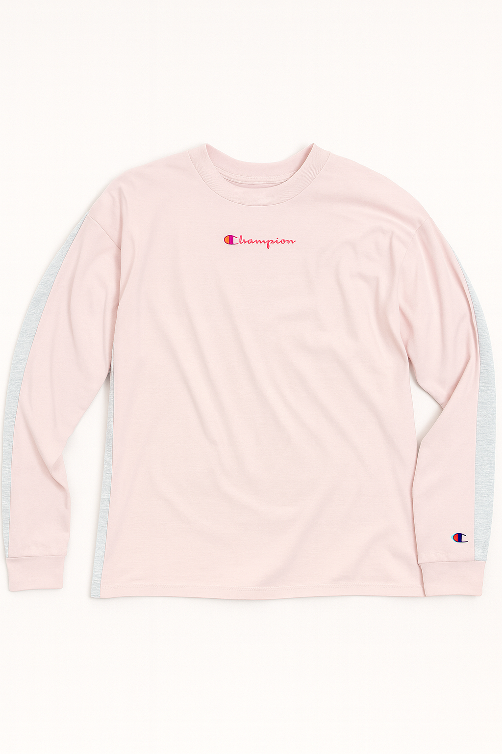 Camiseta Champion XL Rosa y Gris