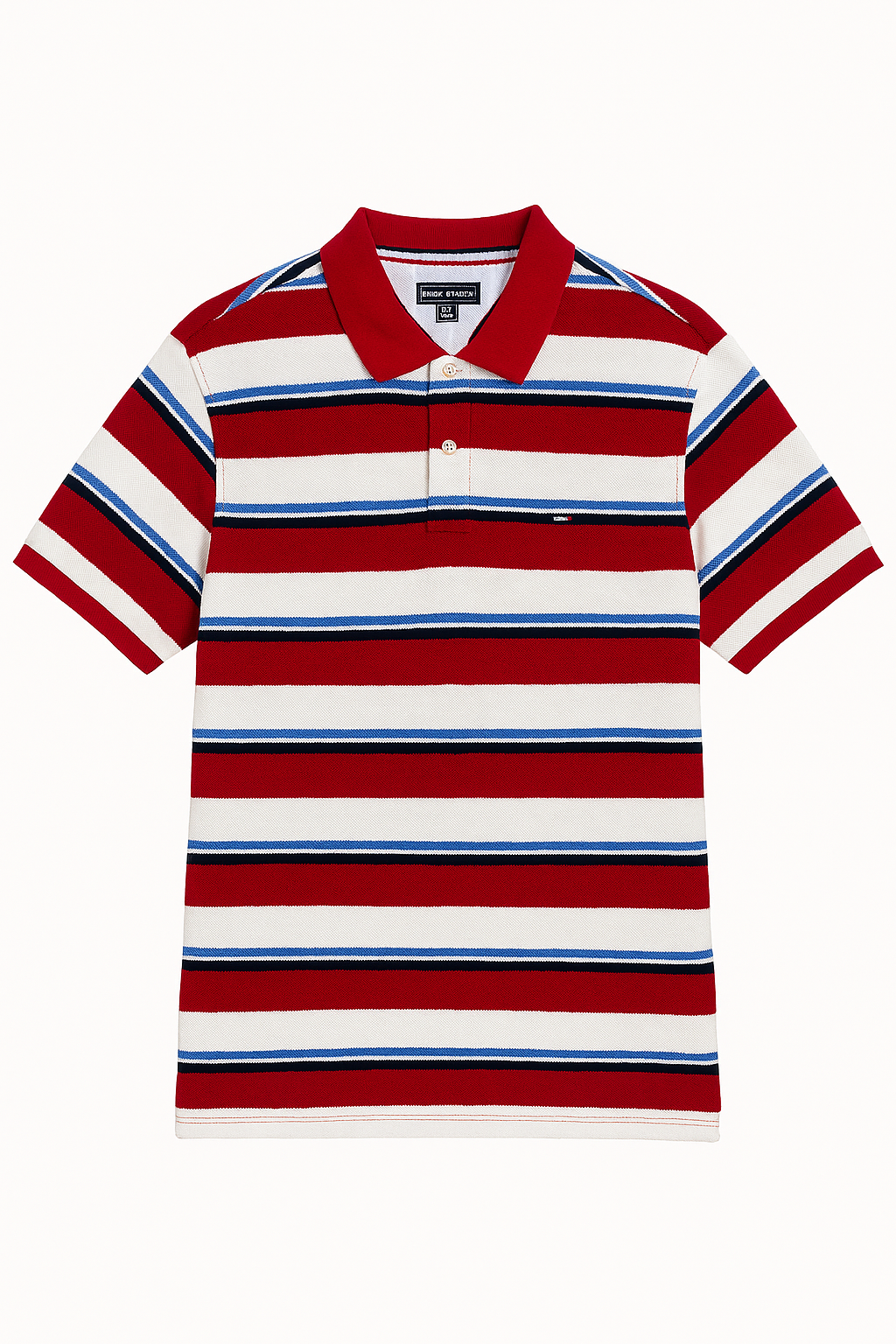 Polo Tommy Hilfiguer Rojo, Blanco y Azul XL