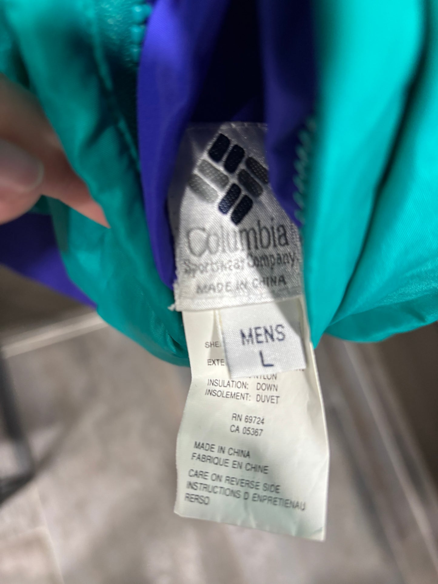 Chaqueta Columbia reversible