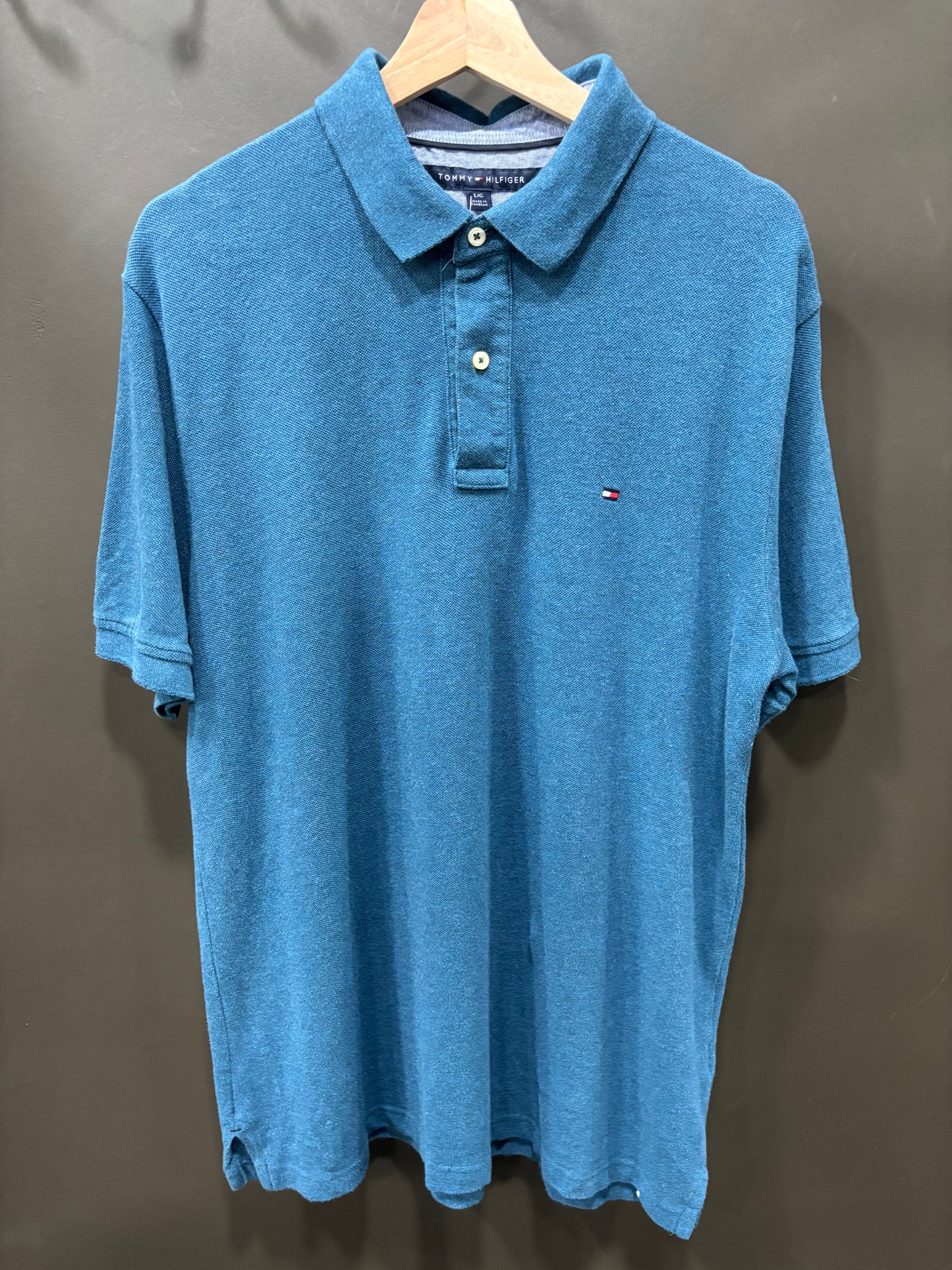 Polo Tommy Hilfiguer Azul L