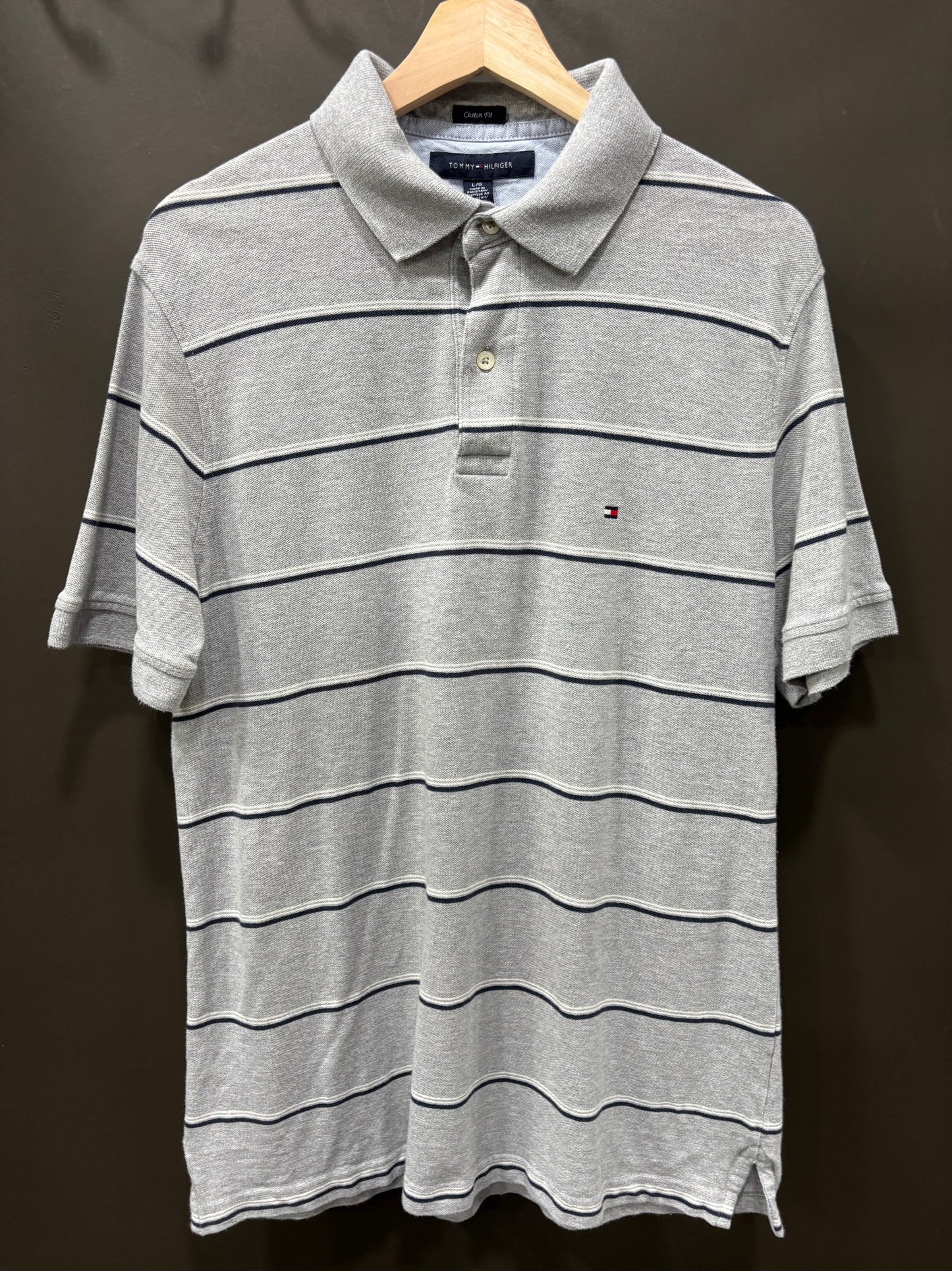 Polo Tommy Hilfiguer Gris L
