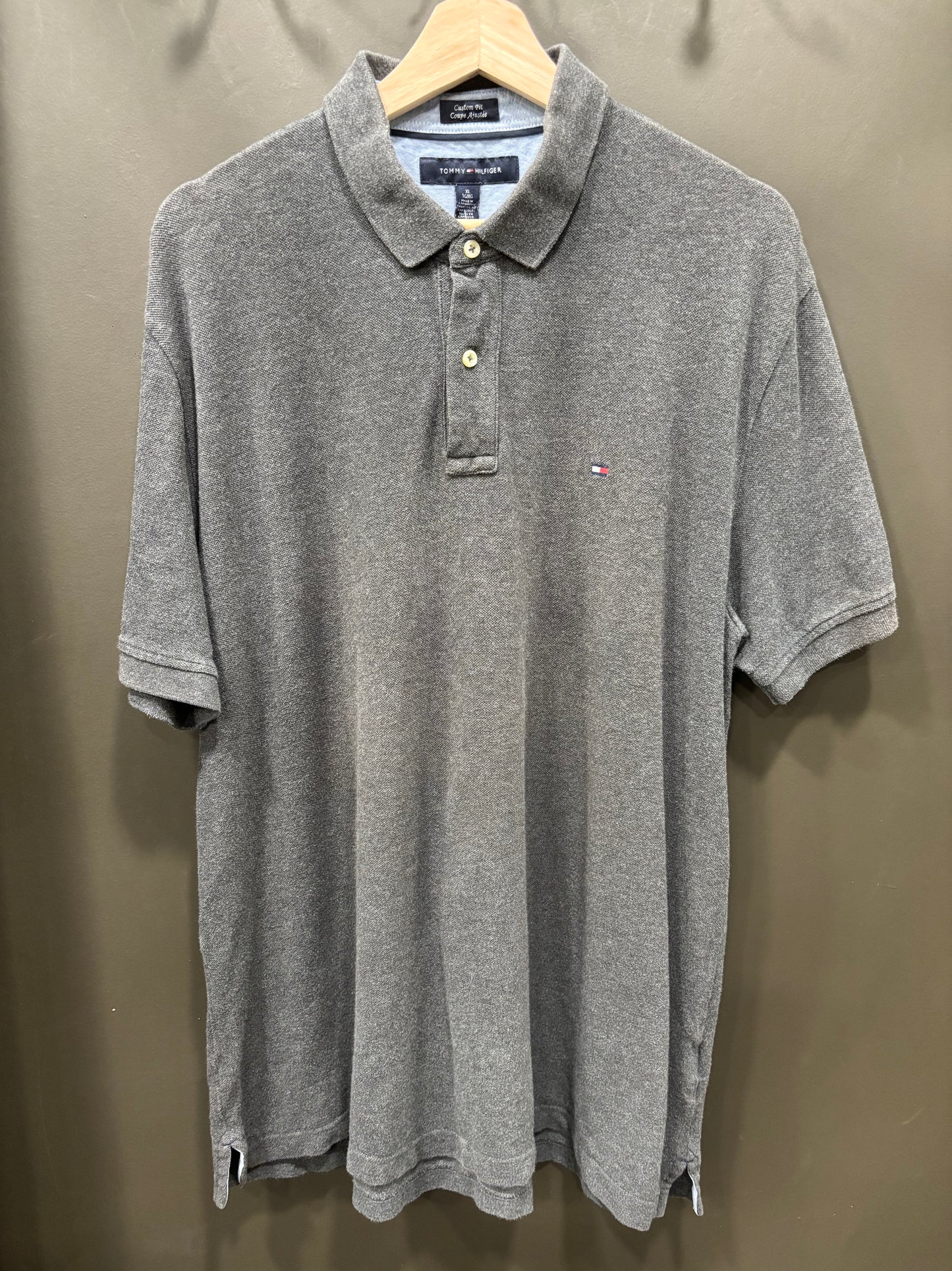 Polo Tommy Hilfiguer XL Gris