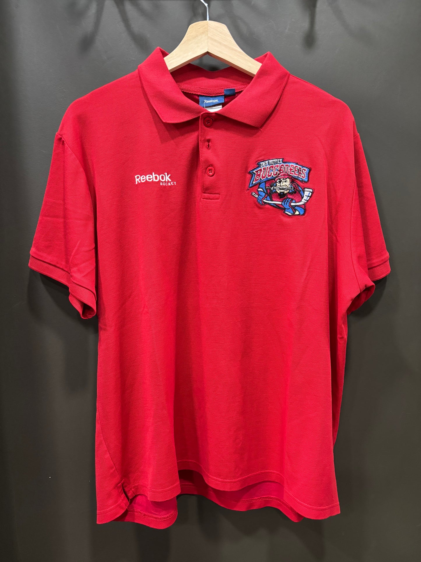 Polo Reebok XL Rojo