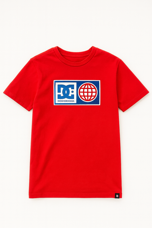 Camiseta DC 12 años Rojo