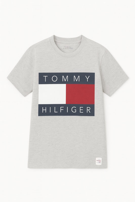 Camiseta Tommy Hilfiguer L Gris