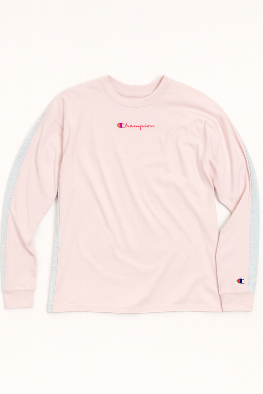 Camiseta Champion  XL Rosa y Gris