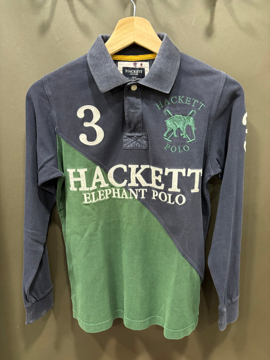 Polo Hackett  12 Años Azul y Verde