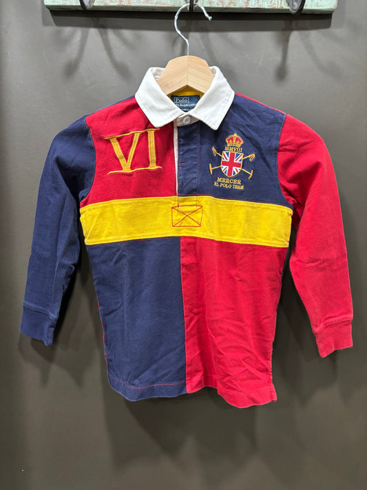 Polo Ralph Lauren 6 Años Rojo, Azul y Amarillo
