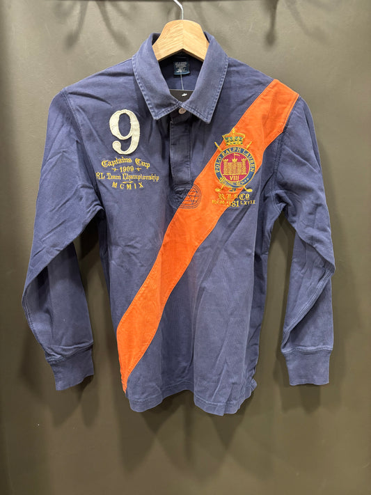 Polo Ralph Lauren 10 Años Azul y Naranja